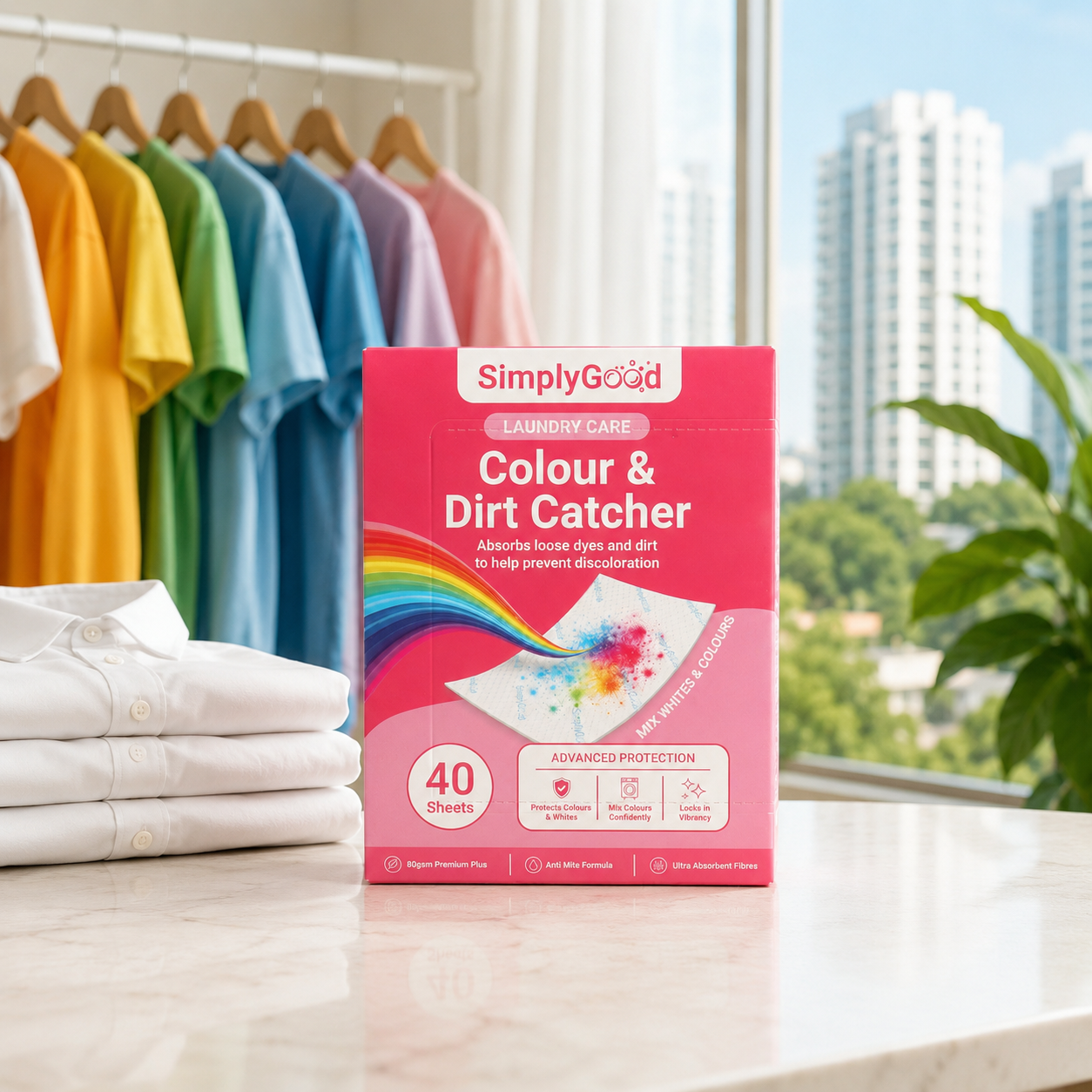 Colour & Dirt Catcher Sheets (40 Sheets) (MY)